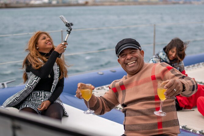 Afterwork on Catamaran with Live Music from Port Olimpic - The Forum area and Badalona