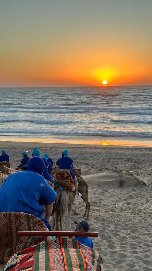 Agadir/Taghazout: Sunset Camel Ride with BBQ and Music Show - Berber music and traditional dancing