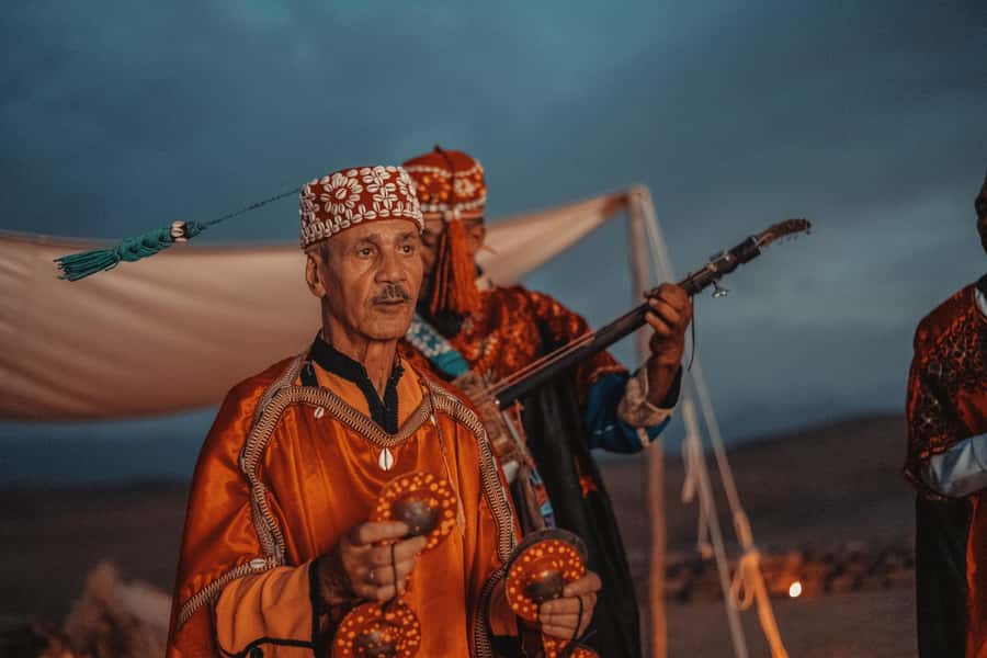Agafay Desert Luxury Dinner w Live Music & Fire Show - Three courses and Moroccan choices at dinner