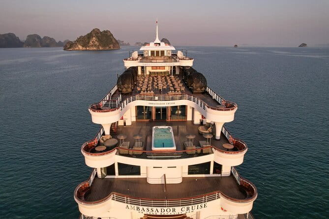 Ambassador Dinner Cruise with Live Music, Firework and Luxe - What this Ha Long night cruise is really about