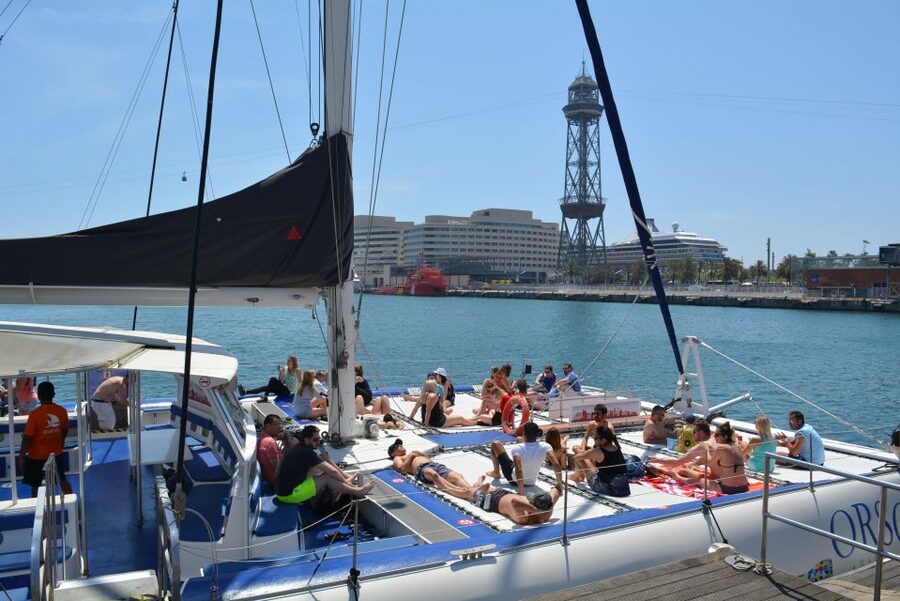Barcelona: Catamaran Cruise with optional Live Jazz Music - Live jazz, saxophone, guitar, and the right kind of quiet