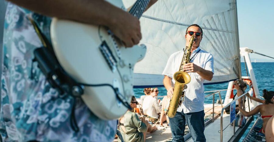 Barcelona: Sunset Catamaran Cruise with Live Music - Setting out from Barcelona’s waterfront