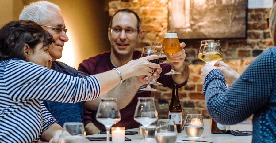 Brussels: Private Beers, Bars, and Live Music Tour by Night - Starting beside the water at Quai aux Briques