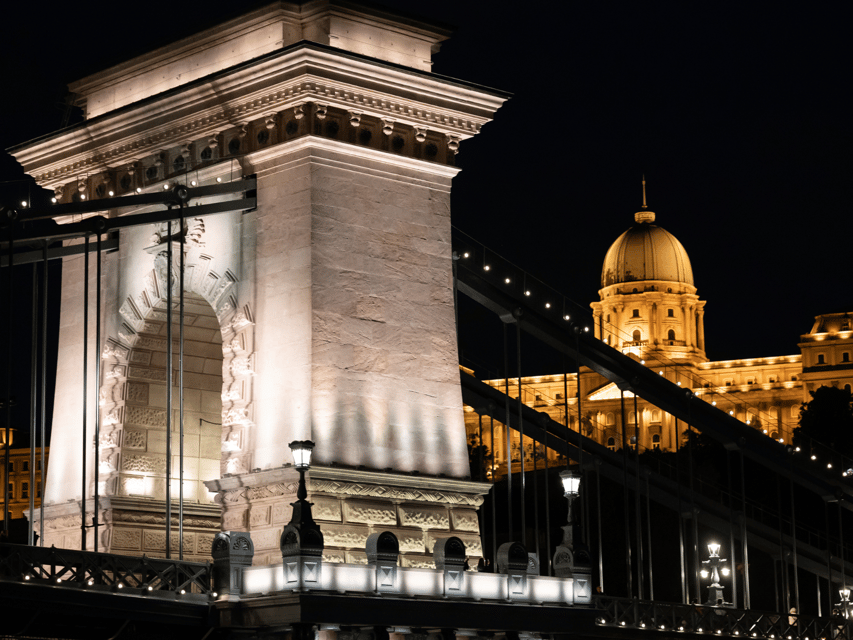 Budapest: BBQ Dinner Cruise w/ Live Music & Unlimited Drinks - The rooftop igloo and Budapest after dark