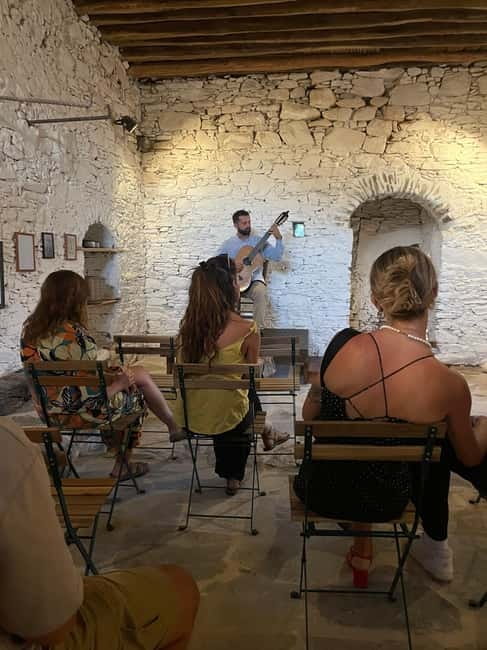 Classical guitar concert in a historic olive press - Who will enjoy this evening most