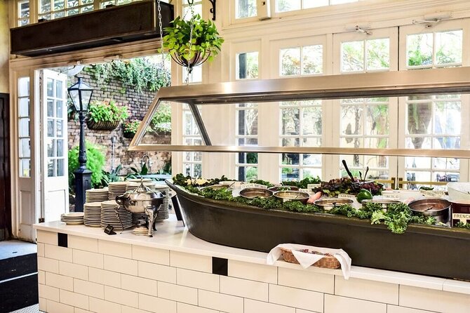 Court of Two Sisters Live Jazz Brunch Buffet with Mimosa - The hot buffet: Creole favorites and breakfast classics