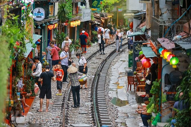Hanoi Vespa After Dark Street food + Train Street+ Live Music - Ngu Xa Street and the second round of food