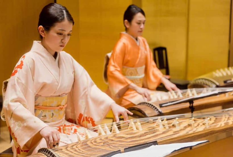 Japanese Traditional Music Show in Tokyo - Hearing the koto, shamisen, shakuhachi, and taiko