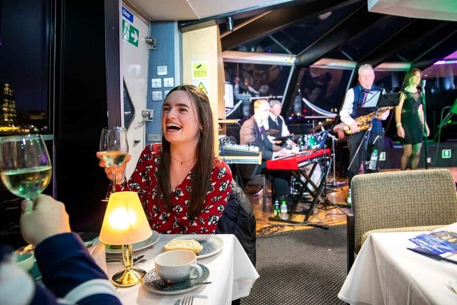 London: River Thames Dinner Cruise with Live Jazz - London’s River Sights Between Courses