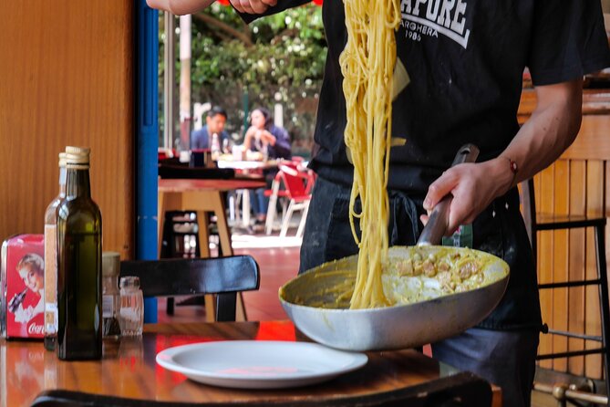 Make Pasta Carbonara from Scratch in a Jazz Club in Venice - Food, drinks, and dietary needs