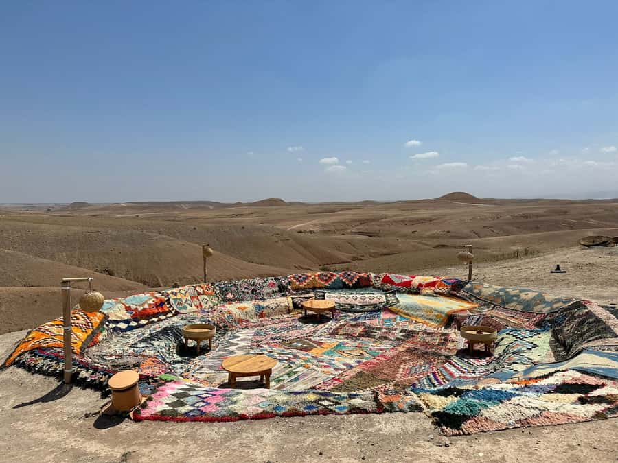 Marrakech: Agafay Desert Dinner, Camel Ride, and Music Show - Dinner under the stars