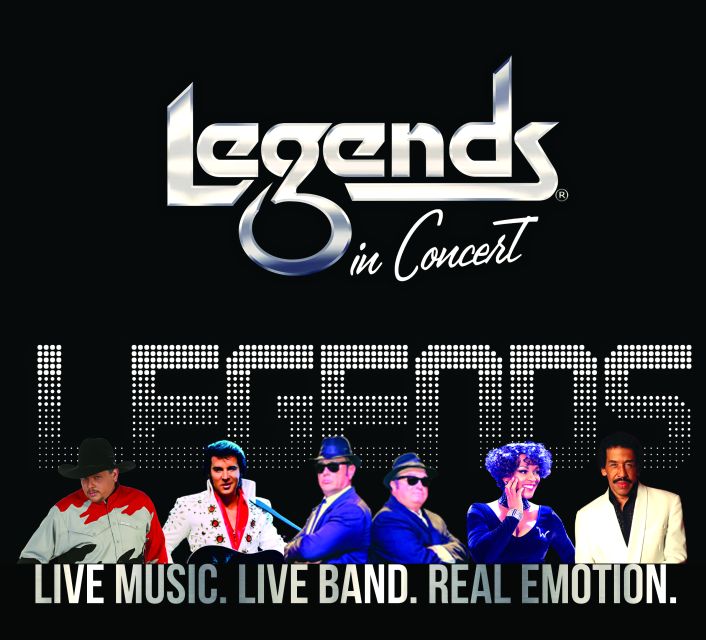 Myrtle Beach: Legends in Concert Live Tribute Show Ticket - What the live band adds