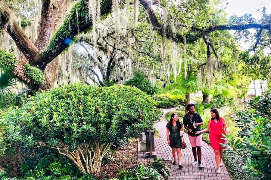 New Orleans: City Tour & Steamboat Daytime Jazz Cruise Combo - St. Charles Avenue and the Garden District walk