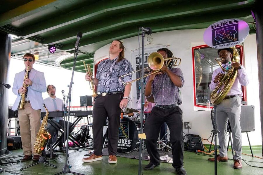 New Orleans: Evening Steamboat Jazz Cruise + Optional Dinner - A Mississippi River evening with a proper New Orleans soundtrack