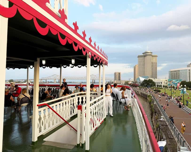New Orleans: Evening Steamboat Jazz Cruise + Optional Dinner - Sailing from the French Quarter into the evening