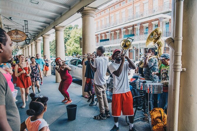 New Orleans Jazz History and Music Walking Tour - Into the French Quarter, with the route shaped by the night
