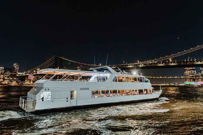 New York City Dinner Cruise with Live Music - Pier 36 boarding requires extra time