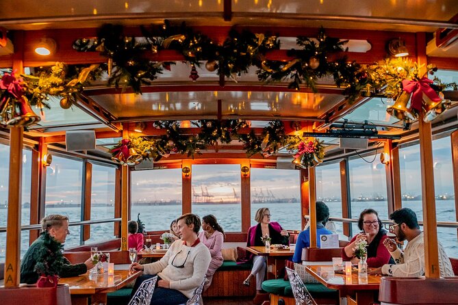 New York Harbor Live Holiday Jazz Cruise - Passing toward the Statue of Liberty