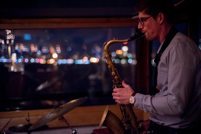 New York Harbor Live Holiday Jazz Cruise - Close harbor views of Lady Liberty