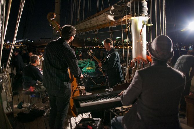 New York Harbor Wine and Jazz Sail aboard Clipper City - Ellis Island and the Statue of Liberty