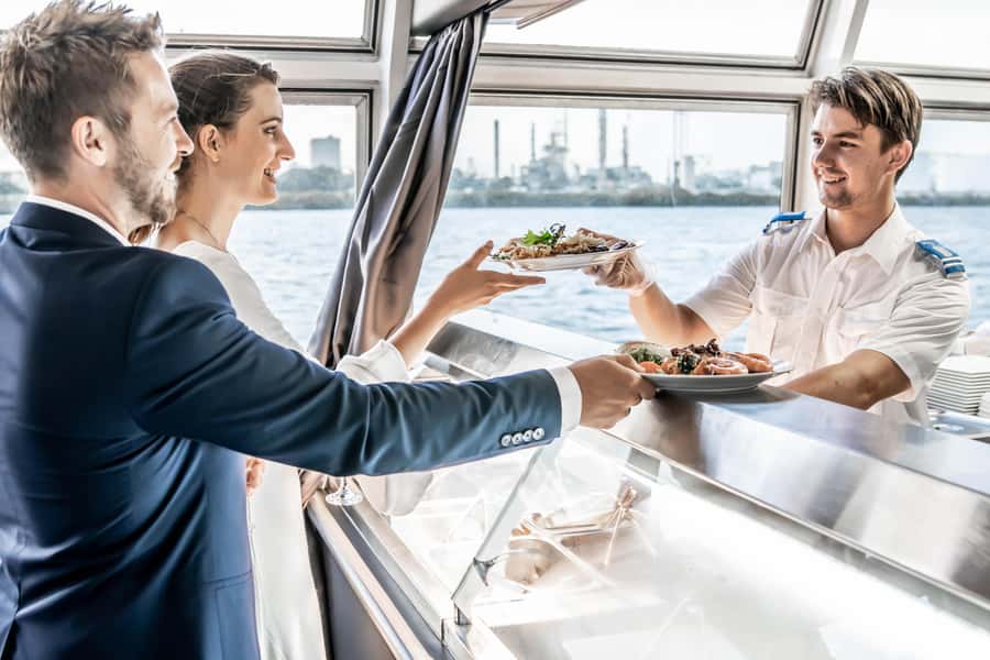 Newcastle: Harbour Dinner Cruise with Live Music - Three hours on Newcastle Harbour after dark