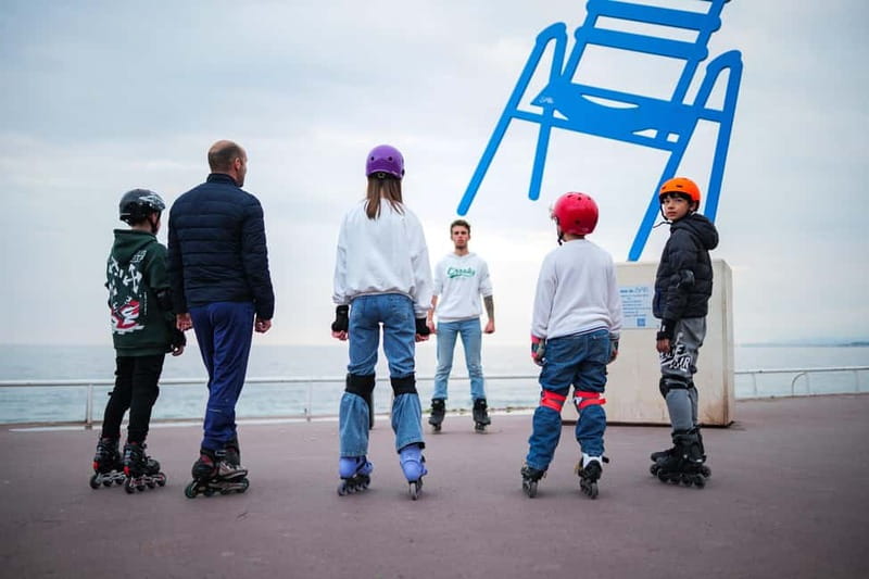 Nice: Sunset rollerblading tour, local socca, and live music! - Finishing in Vieux Nice with socca