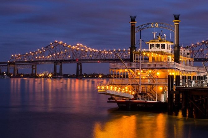 Paddlewheeler Creole Queen Jazz Dinner Cruise in New Orleans - A night on the Mississippi, not a sightseeing lecture