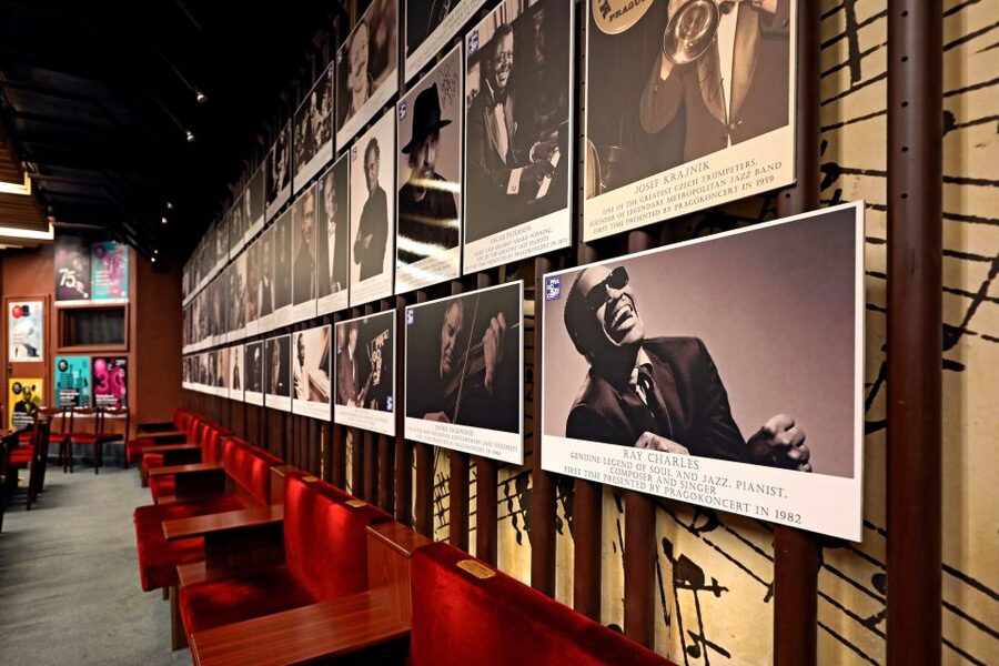 Prague: Concert at Reduta Jazz Club - The room is small, intimate, and not especially comfortable