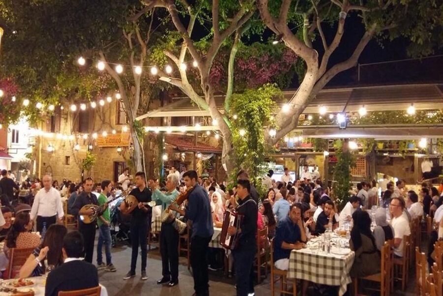Rhodes: Guided Rhodes City By Night with Live Music & Dinner - Practical timing and pickup advice