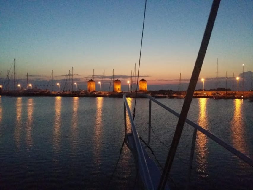 Rhodes: Sunset Cruise with Live Music, Wine & Greek Buffet - Small details that make the evening easier