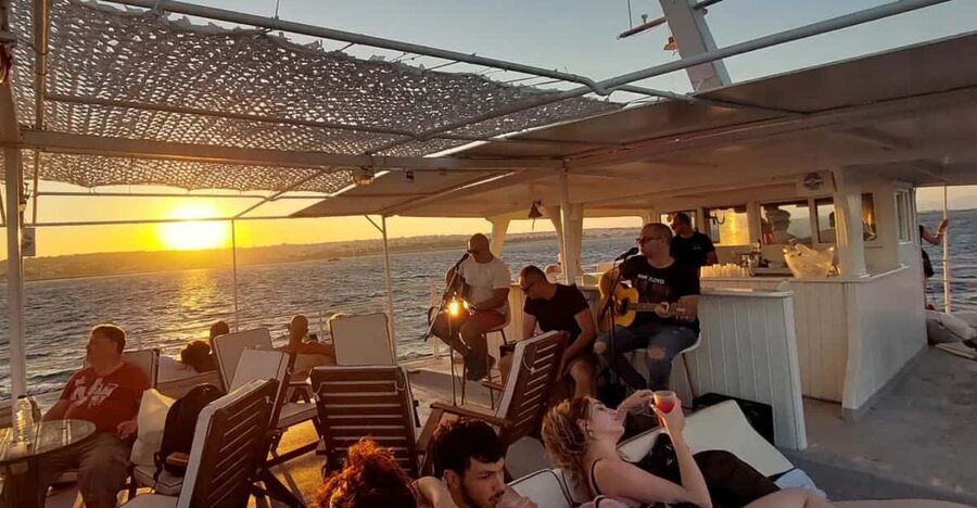 Rhodes: Sunset Cruise with Live Music, Wine & Greek Buffet - The value of $53 per person