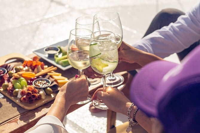 Romantic Sailboat Sunset: Live Music, Premium Bar & Dinner -Cabos - A signature cocktail and an antipasto opening