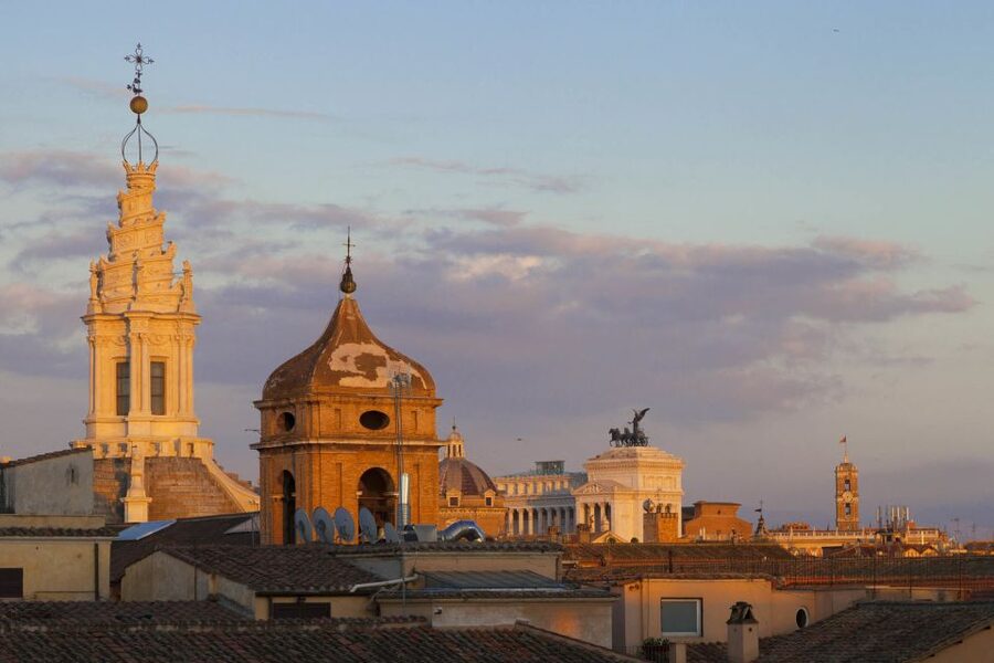 Rome: Terrazza Borromini Open-Air Opera with Aperitif - The aperitif: wine, cheese, and salami