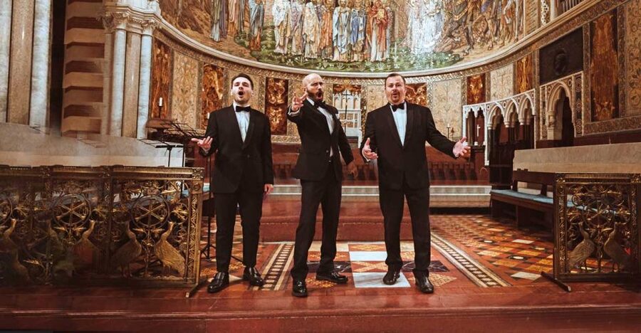 Rome: The Three Tenors at St. Paul's Church Concert Ticket - The singers and musical team