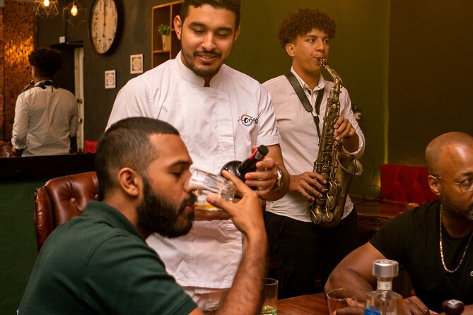 Rum & Rhythms a premium rum tasting with live music - Jose turns tasting into a guided lesson