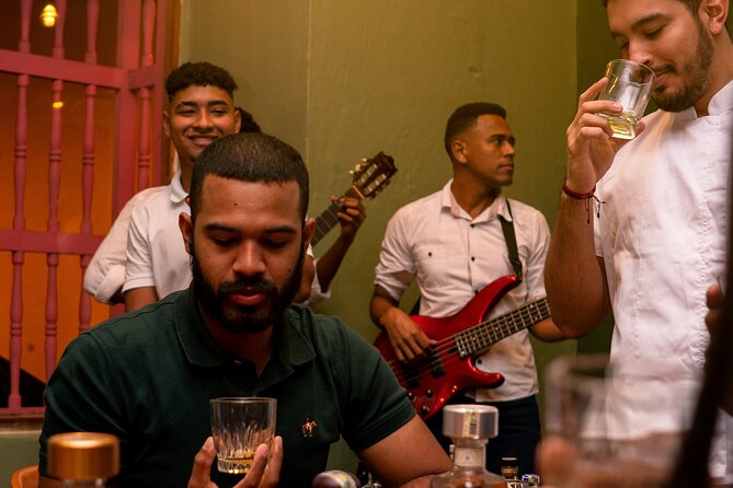 Rum & Rhythms a premium rum tasting with live music - Cheese, ham, fruit, and nuts between pours