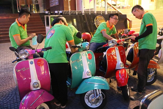 Saigon After Dark Vespa Street Food Tour + Live Music 4 hours - Ice cream, music, and a final drink