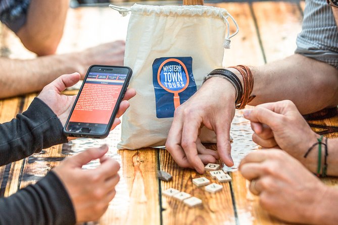 Smugglers Blues - Canmore Outdoor Escape Game - Following the route through town