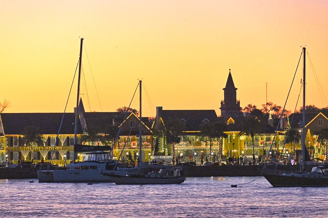 St Augustine Nights of Lights Tour with Live Music and Sunset Opt - What the 1.5 to 2 hours feels like on board