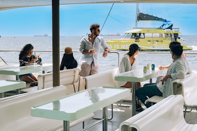 Sunset Catamaran Cruise with Live Music in Barcelona - Port Vell views from the water
