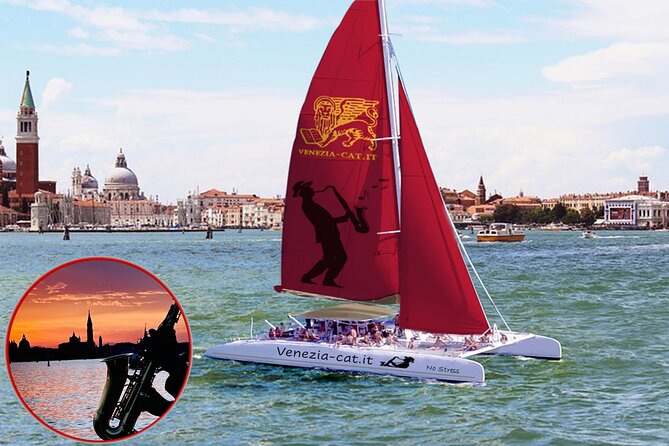 Sunset Jazz Catamaran Cruise with Aperitivo and Live Saxophone - Why Venice looks different from a catamaran