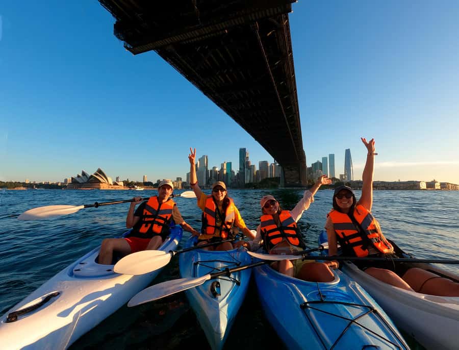 Sydney: Opera & Harbour Bridge Small-Group Kayak Tour - Starting at Lavender Bay with blue kayaks