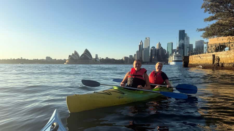 Sydney Sunrise Private Kayak – Opera House & Harbour Bridge - Luna Park and the Changing Harbour View