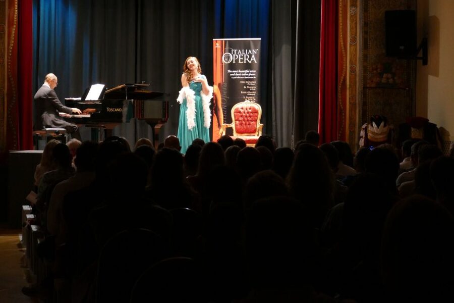 Taormina: Opera Performance in the Nazarena Theater - The Prosecco terrace and the Taormina view