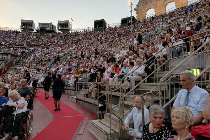 Transfer from Lake Garda to Verona Arena and Opera Ticket - Weather, cancellations, and the outdoor risk