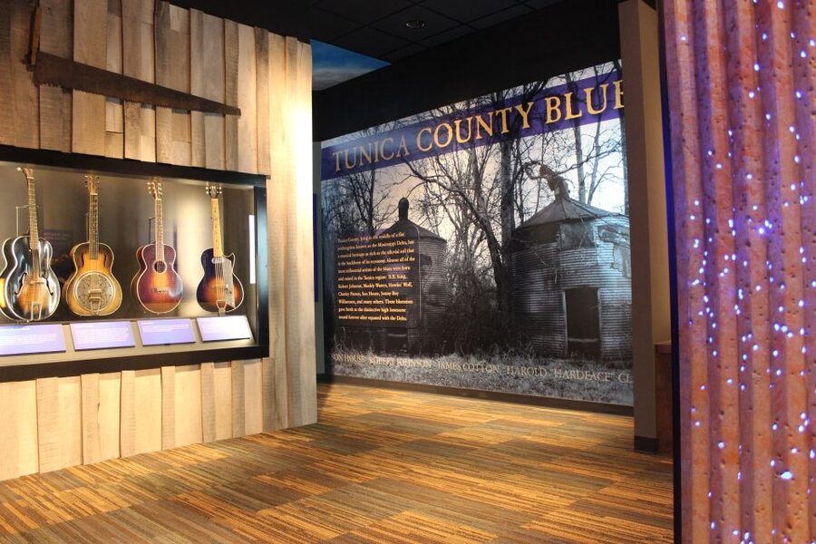 Tunica: Gateway to the Blues Museum Tour - More Than 20 Guitars Used by Famous Artists