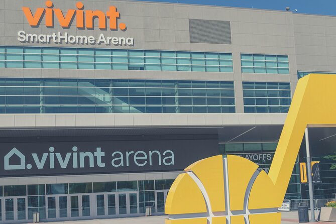 Utah Jazz Basketball Game Ticket at Delta Center - Inside the Delta Center, Salt Lake Citys basketball venue