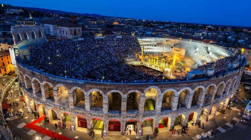 Verona: Arena di Verona Opera Ticket - The Optional Verona Walking Tour