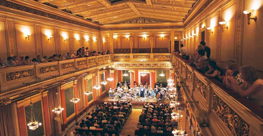 Vienna: Mozart Concert in the Brahms-Saal - The Brahms-Saal setting