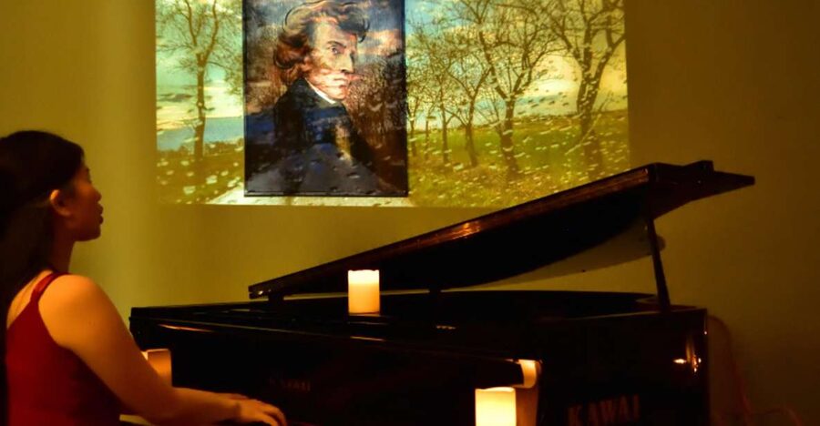 Warsaw Concert: Chopin – Painted by Candlelights with Wine - Entering the Chopin Salon near the National Museum